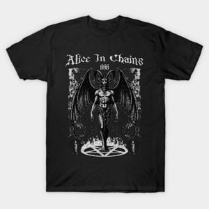Baphomet Like Alice In Chains - Indie Rock - T-Shirt